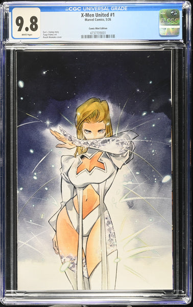 X-MEN UNITED #1 CGC 9.8 PEACH MOMOKO EXCL "VIRGIN" VARIANT WHITE QUEEN