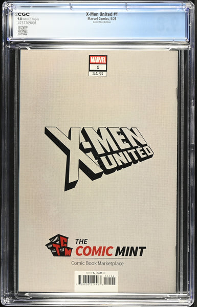 X-MEN UNITED #1 CGC 9.8 PEACH MOMOKO EXCL "VIRGIN" VARIANT WHITE QUEEN
