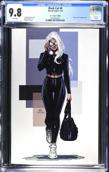 BLACK CAT #4 CGC 9.8 INHYUK LEE 1:50 RI STREET-VERSE VIRGIN VARIANT 2026 SPIDER-MAN