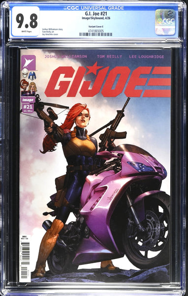 G.I. JOE #21 CGC 9.8 JAY ANACLETO 1:50 RI VARIANT COVER-E STORM SHADOW RARE