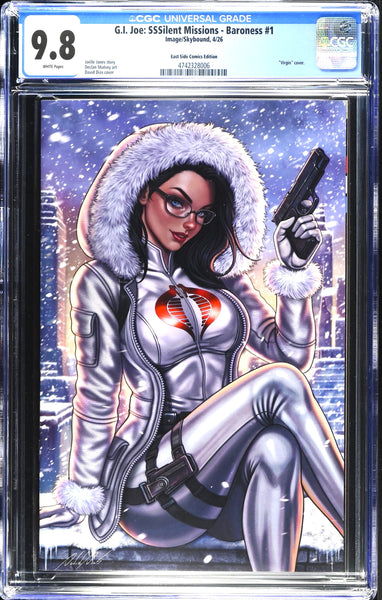 G.I. JOE BARONESS SSSILENT MISSIONS #1 CGC 9.8 DAVID DIAS EXCL WINTER VIRGIN VARIANT LTD 500