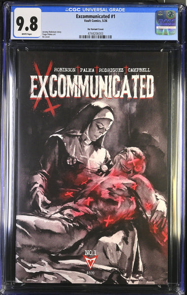 EXCOMMUNICATED #1 CGC 9.8 ITO 1:30 RI VARIANT CVR-D VAULT COMICS 2026 RARE!