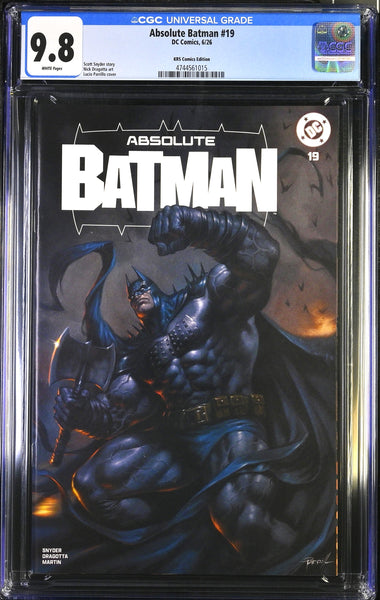 ABSOLUTE BATMAN #19 CGC 9.8 LUCIO PARRILLO EXCL FIRST SCARECROW VARIANT LTD TO 800