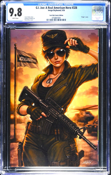 G.I. JOE #328 CGC 9.8 DAVID DIAS EXCL LADY JAYE VIRGIN VARIANT LTD 500 COPIES