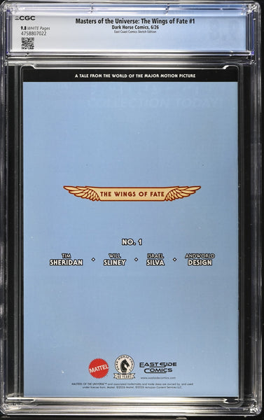 HE-MAN & MASTERS OF THE UNIVERSE WINGS OF FATE #1 CGC 9.8 TODD NAUCK EXCL COLOR VIRGIN & B&W VARIANT OPTIONS MOVIE PREQUEL