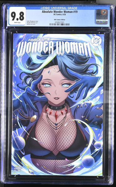 ABSOLUTE WONDER WOMAN #19 CGC 9.8 RACHTA LIN EXCL ZATANNA VARIANT LTD TO 800