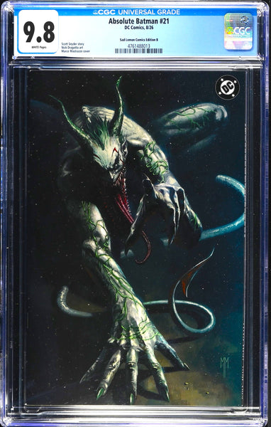 ABSOLUTE BATMAN #21 CGC 9.8 RAFA SANDOVAL & MARCO MASTRAZZO EXCL VIRGIN VARIANTS OPTIONS
