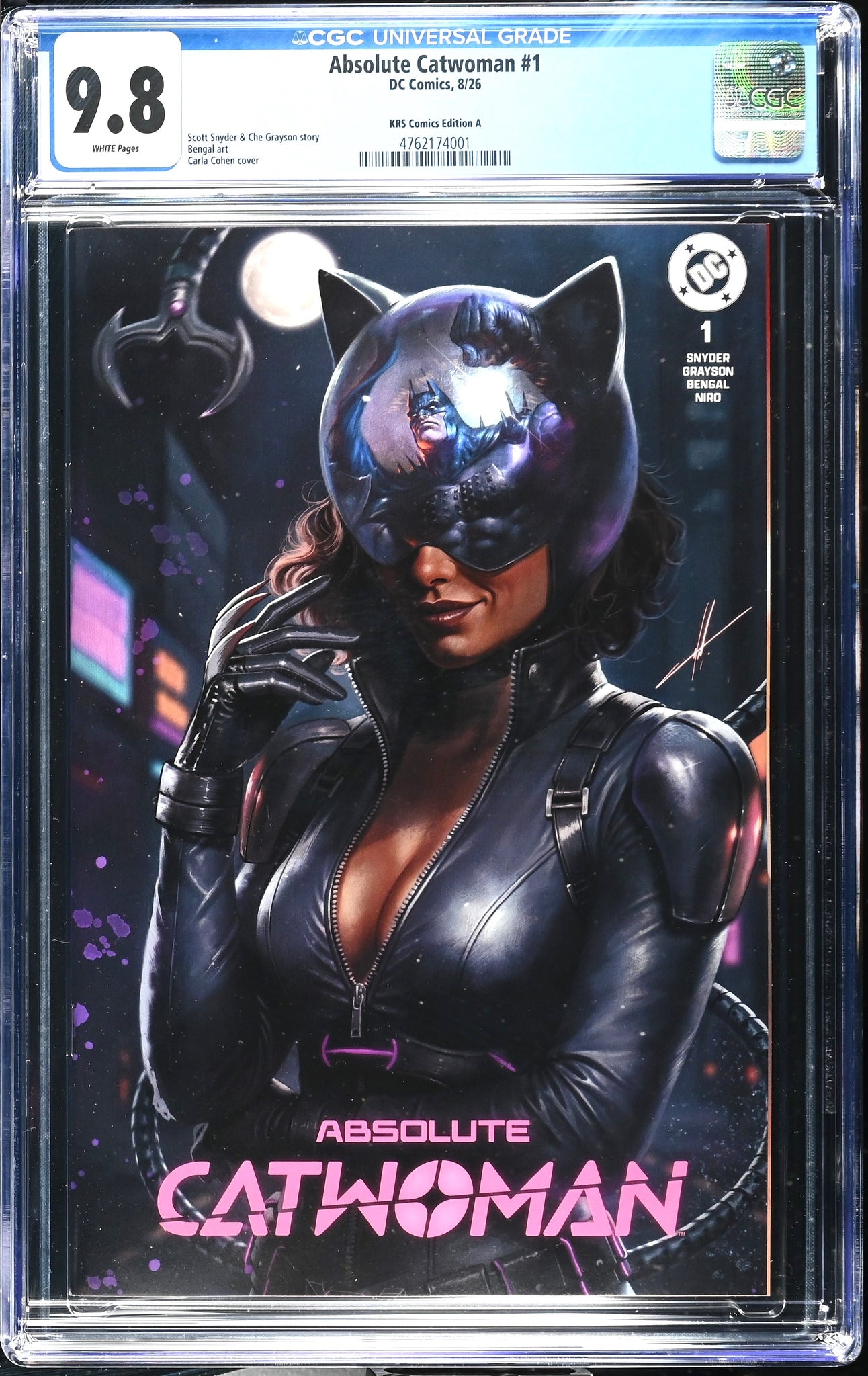 ABSOLUTE CATWOMAN #1 CGC 9.8 CARLA COHEN & LUCIO PARRILLO EXCL