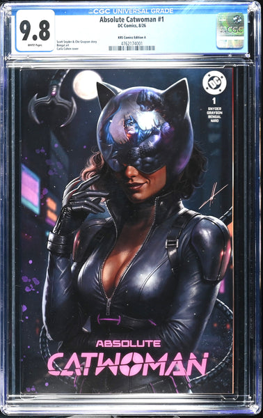 ABSOLUTE CATWOMAN #1 CGC 9.8 CARLA COHEN & LUCIO PARRILLO EXCL VARIANT BATMAN LTD TO 800