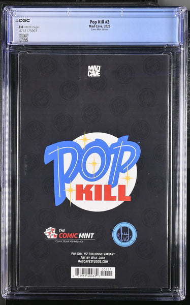 POP KILL #2 CGC 9.8 WILL JACK NYCC EXCL "SEXY" VIRGIN VARIANT