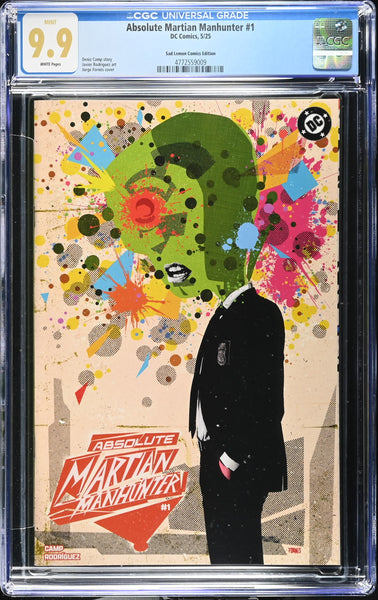 ABSOLUTE MARTIAN MANHUNTER #1 CGC 9.9 JORGE FORNES EXCLUSIVE VARIANT BATMAN NOT 9.8