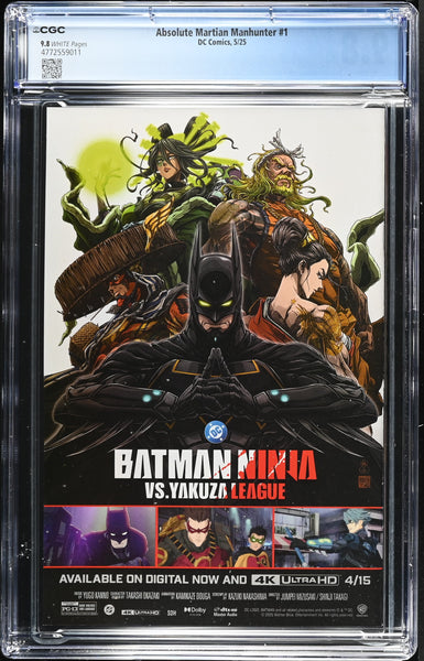 ABSOLUTE MARTIAN MANHUNTER #1 CGC 9.8 FIRST PRINT JAVIER RODRIGUEZ COVER-A VARIANT BATMAN