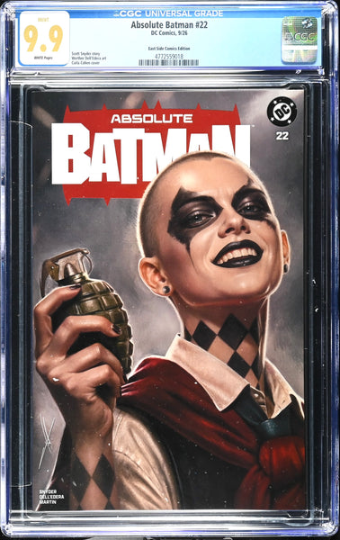 ABSOLUTE BATMAN #22 CGC 9.9 CARLA COHEN EXCL HARLEY QUINN VARIANT LTD 800 NOT 9.8