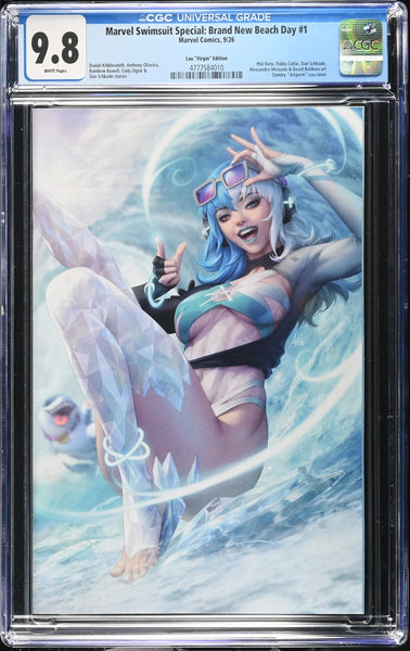 MARVEL SWIMSUIT SPECIAL BRAND NEW DAY #1 CGC 9.8 ARTGERM 1:200 RI VIRGIN VARIANT