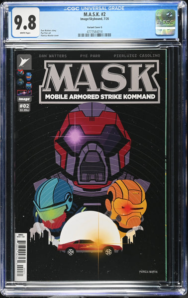MASK #2 CGC 9.8 PATRICIA MARTIN 1:200 RI VARIANT G G.I. JOE TRANSFORMERS RARE!