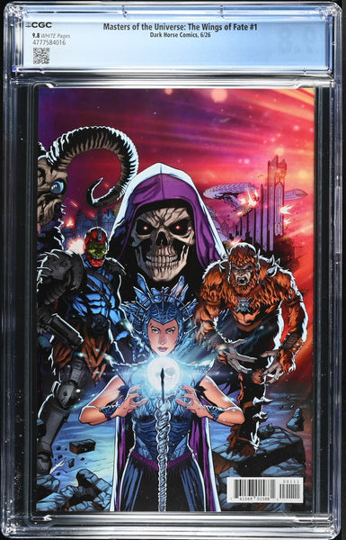 HE-MAN MASTERS OF THE UNIVERSE WINGS OF FATE #1 CGC 9.8 WILL SLINEY COVER-A VARIANT