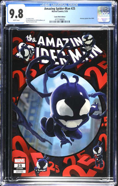 AMAZING SPIDER-MAN #25 CGC 9.8 SKAN 2026 SDCC EXCL SYMBIE "HOMAGE" VARIANT LTD 1000