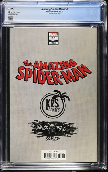 AMAZING SPIDER-MAN #50 (#851) CGC 9.8 MIKE MAYHEW TRADE SPIDER-GWEN VARIANT