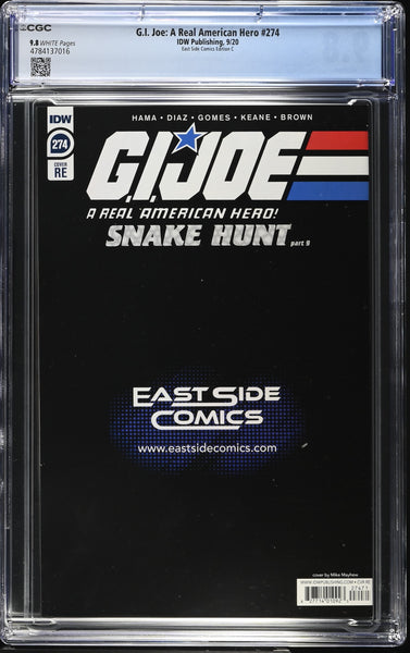 G.I. JOE #274 CGC 9.8 MIKE MAYHEW LADY JAYE FORMAL DRESS VIRGIN VARIANT