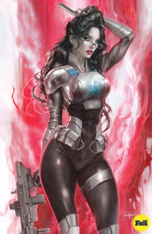 G.I. JOE #1 NATALI SANDERS NYCC 2025 EXCL "RED FOIL" BARONESS VARIANT LTD 500