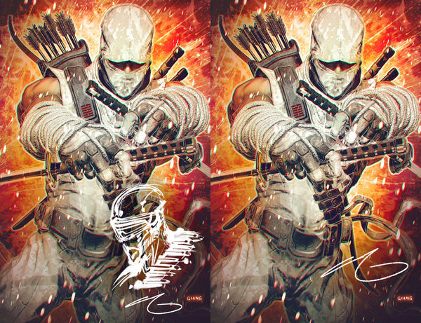 G.I. Joe ARAH 325 John Giang Megacon Exclusive Storm Shadow Snake-Eyes Baroness G.I. Joe Transformers Energon Universe Harley Quinn Spider-man  Venom Virgin Variant DC Comics Marvel Comics X-Men Batman East Side Comics Virgin Exclusive cgc signed ss comics