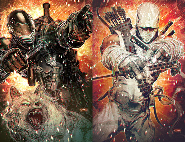 G.I. Joe ARAH 325 John Giang Megacon Exclusive Storm Shadow Snake-Eyes Baroness G.I. Joe Transformers Energon Universe Harley Quinn Spider-man  Venom Virgin Variant DC Comics Marvel Comics X-Men Batman East Side Comics Virgin Exclusive cgc signed ss comics