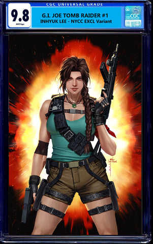 G.I. JOE TOMB RAIDER #1 INHYUK LEE NYCC 2026 EXCL FIGURE CARD ART
