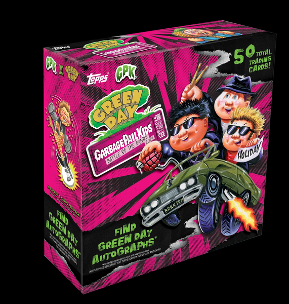 2024 TOPPS GARBAGE PAIL KIDS BATTLE OF THE BANDS GREEN DAY HOBBY BOX