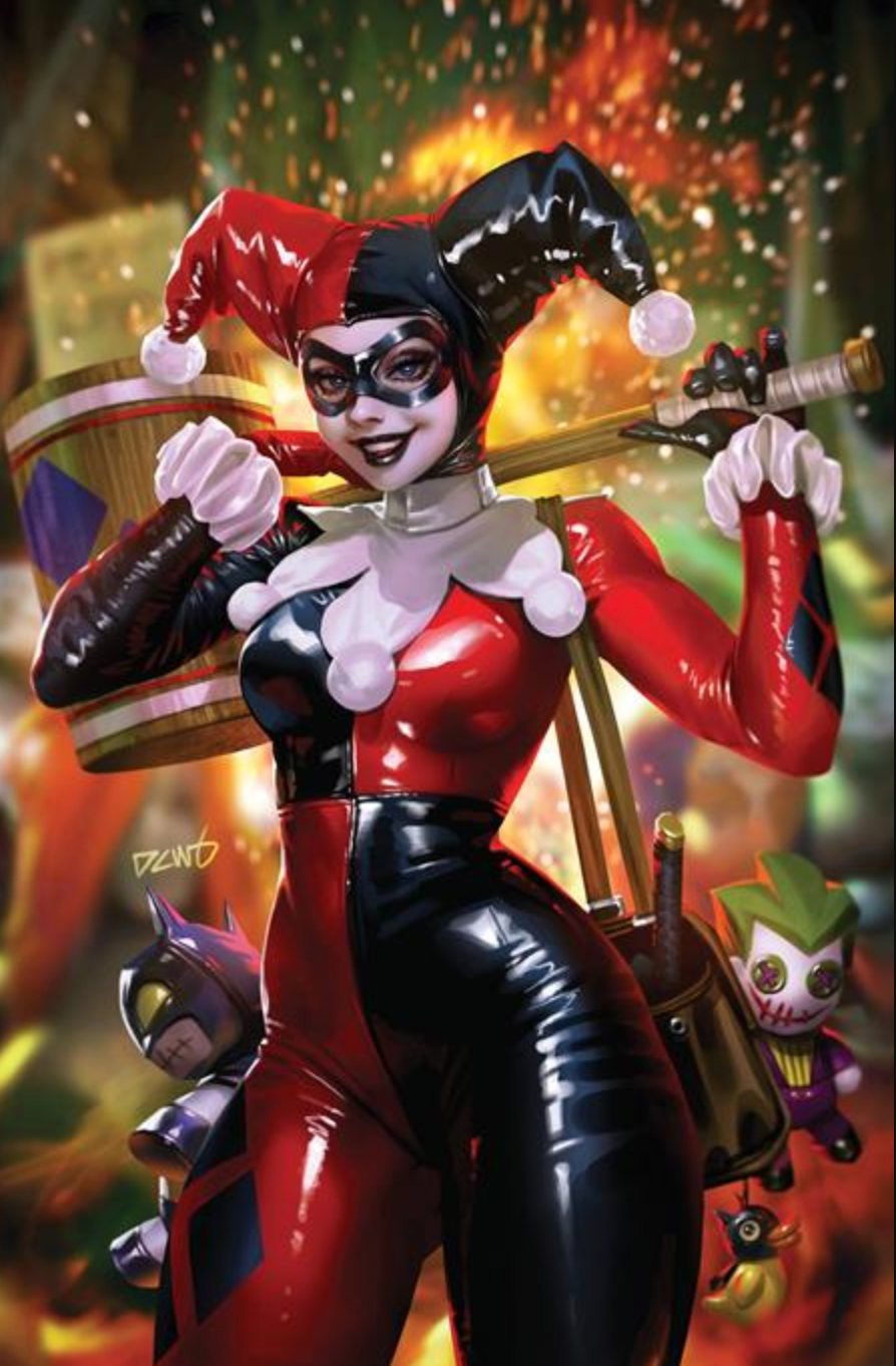 Harley Quinn 31 Clayton Crain Virgin Variant DC Comics Marvel Comics Spider-man Batman Joker East Side Comics Virgin Exclusive cgc signed ss comics