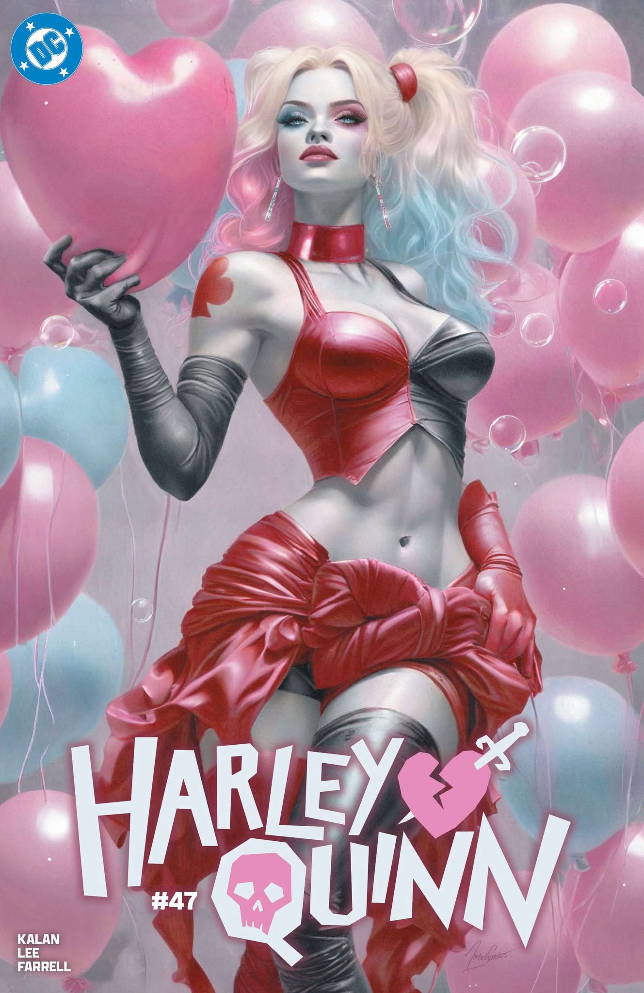 Harley Quinn 47 Natali Sanders Joker Wolverine Deadpool Virgin Variant DC Comics Marvel Comics Spider-man X-Men Batman Joker East Side Comics Virgin Exclusive