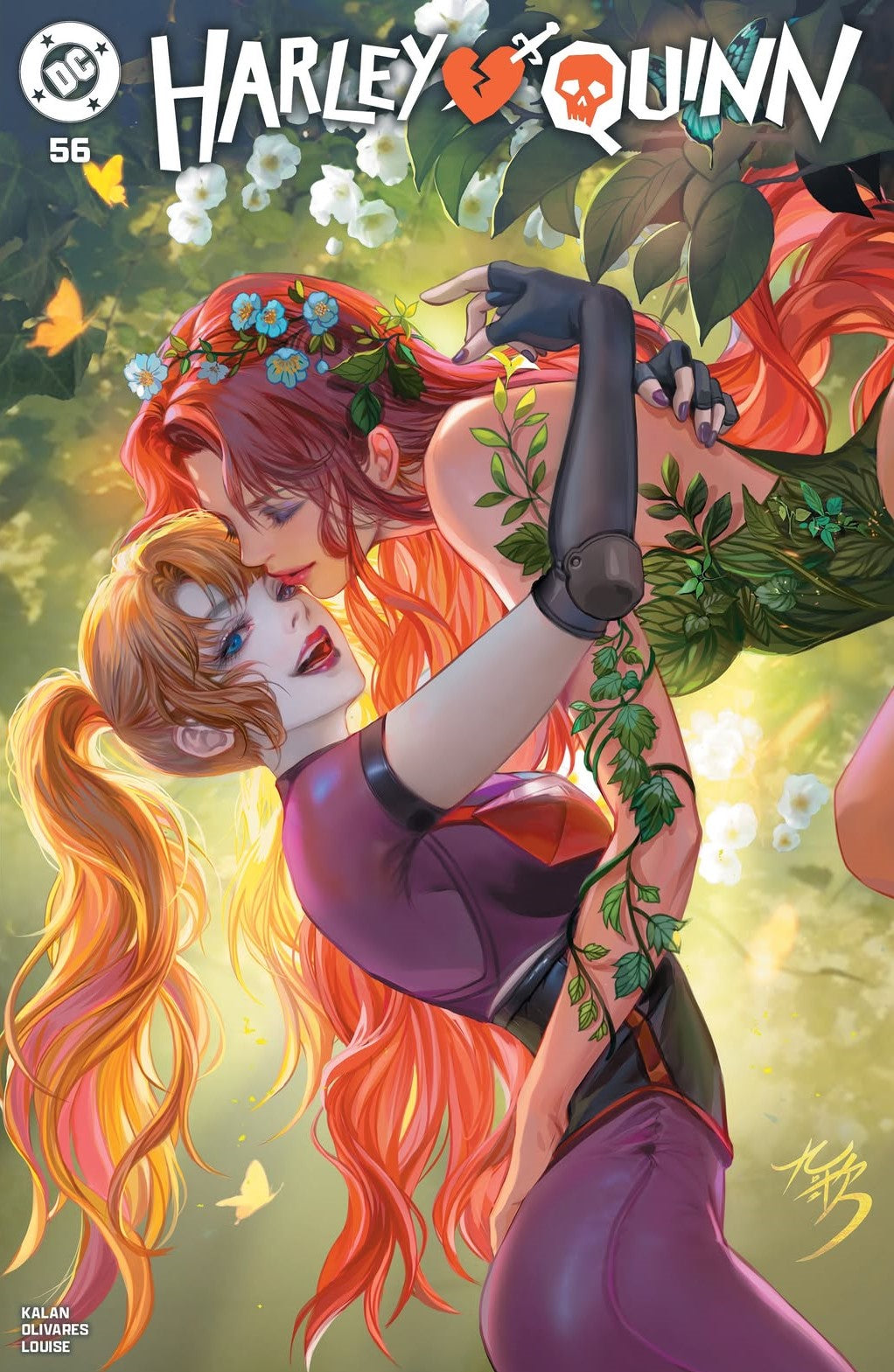 Harley Quinn 56 Fan Yang Exclusive Absolute Scott Snyder Akira Joker Batgirl Harley Quinn Batman Jim Lee Foil Virgin Variant DC Comics Marvel Comics Spider-man X-Men Batman Joker East Side Comics Virgin Exclusive cgc signed ss comics