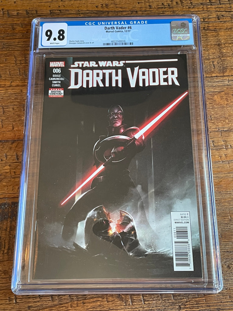 STAR WARS: DARTH VADER #6 CGC 9.8 FIRST PRINT 1ST APPEARANCE