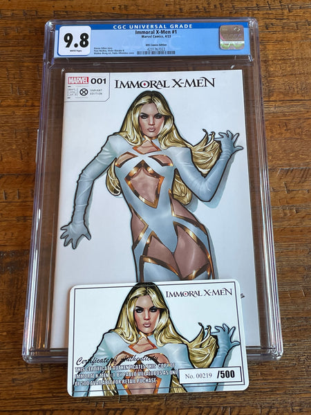 IMMORAL X-MEN #1 CGC 9.8 PABLO VILLALOBOS EXCL VARIANT LIMITED TO 500 W/ COA