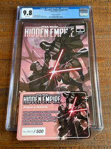 STAR WARS: HIDDEN EMPIRE #4 CGC 9.8 INHYUK LEE EXCL VARIANT LIMITED TO 500 W/ COA