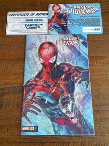 AMAZING SPIDER-MAN #21 JOHN GIANG REMARK EXCL LIMITED TO 800 VARIANT W/ COA