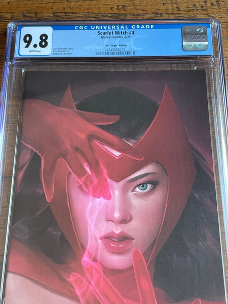 SCARLET WITCH #4 CGC 9.8 JEEHYUNG LEE 1:50 RI "VIRGIN" VARIANT