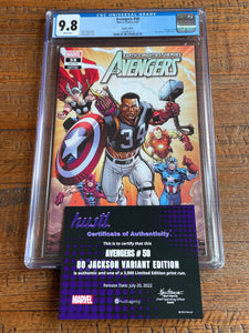 AVENGERS #58 CGC 9.8 BO JACKSON HOF OAKLAND RAIDERS HUSTL VARIANT