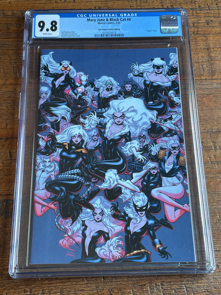 MARY JANE & BLACK CAT #4 CGC 9.8 RUSSELL DAUTERMAN "VIRGIN" VARIANT LIMITED TO 800
