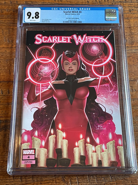 SCARLET WITCH #4 CGC 9.8 INHYUK LEE EXCL VARIANT LIMITED TO 800 W/ COA
