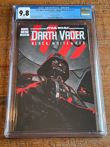 STAR WARS: DARTH VADER BLACK, WHITE & RED #1 CGC 9.8 E.M. GIST EXCL VARIANT LIMITED TO 800