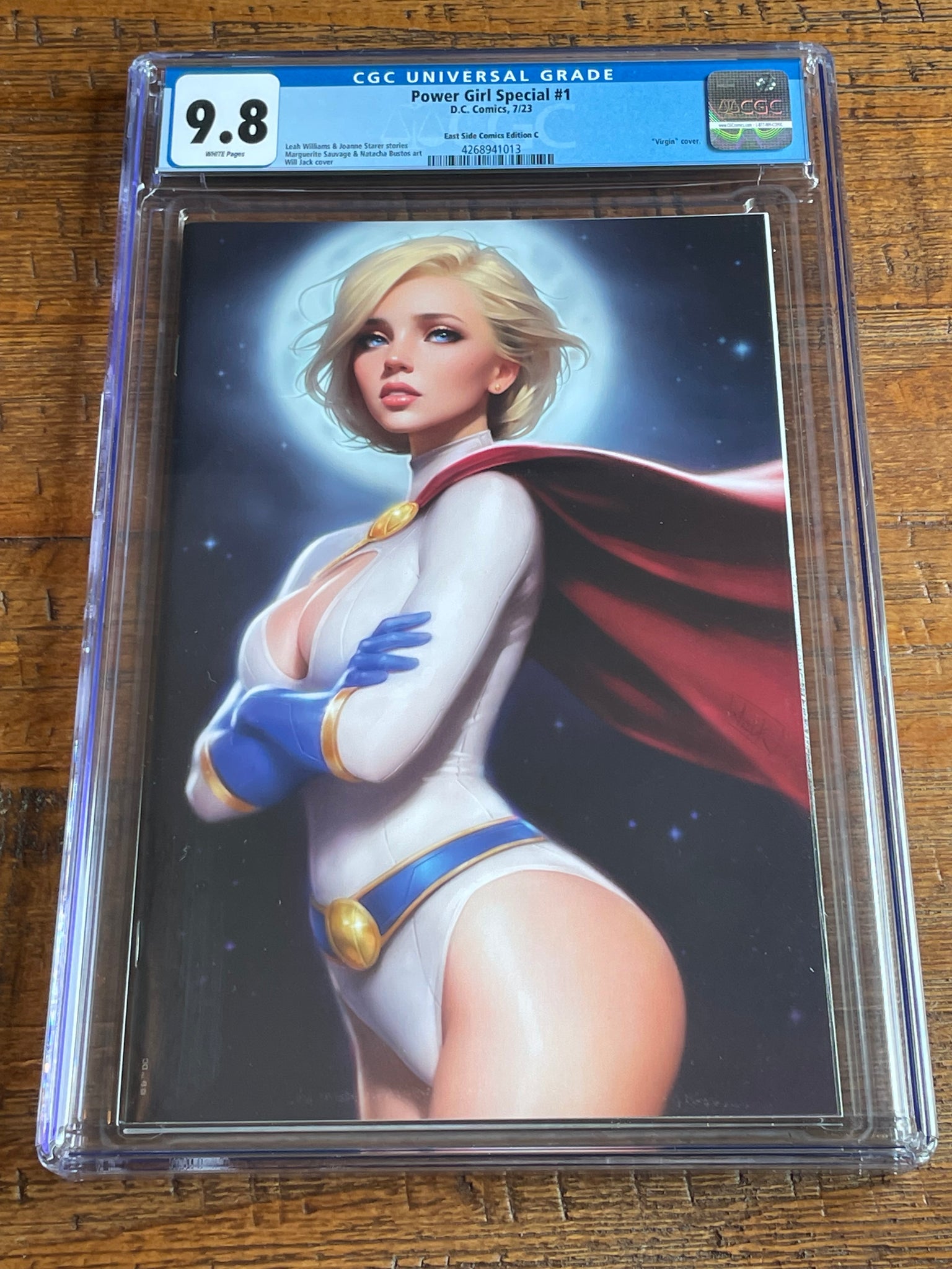 POWER GIRL SPECIAL #1 CGC 9.8 WILL JACK TRADE & VIRGIN VARIANT OPTIONS