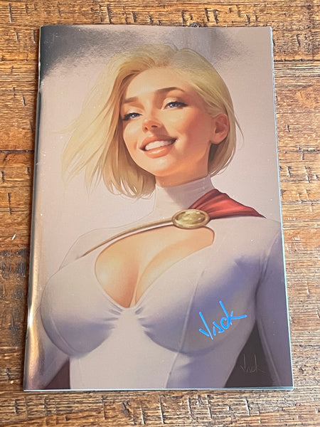 ACTION COMICS #1053 WILL JACK SIGNED MEGACON FOIL VARIANT-C POWER GIRL