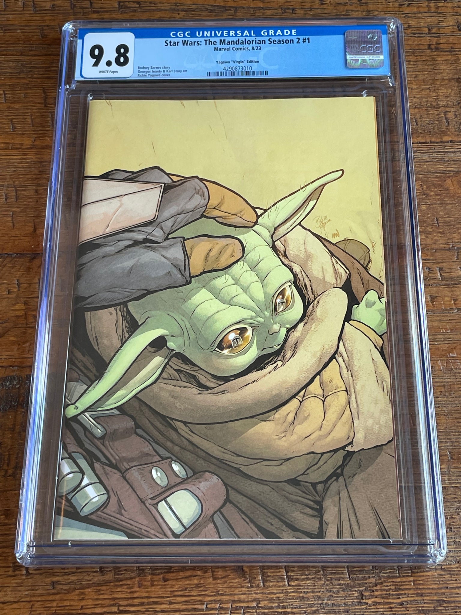 STAR WARS THE MANDALORIAN SEASON-2 #1 CGC 9.8 YAGAWA 1:100 RI VIRGIN VARIANT