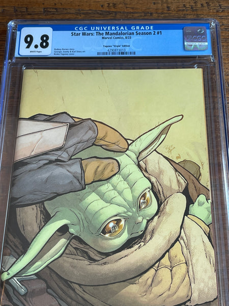 STAR WARS THE MANDALORIAN SEASON-2 #1 CGC 9.8 YAGAWA 1:100 RI VIRGIN VARIANT