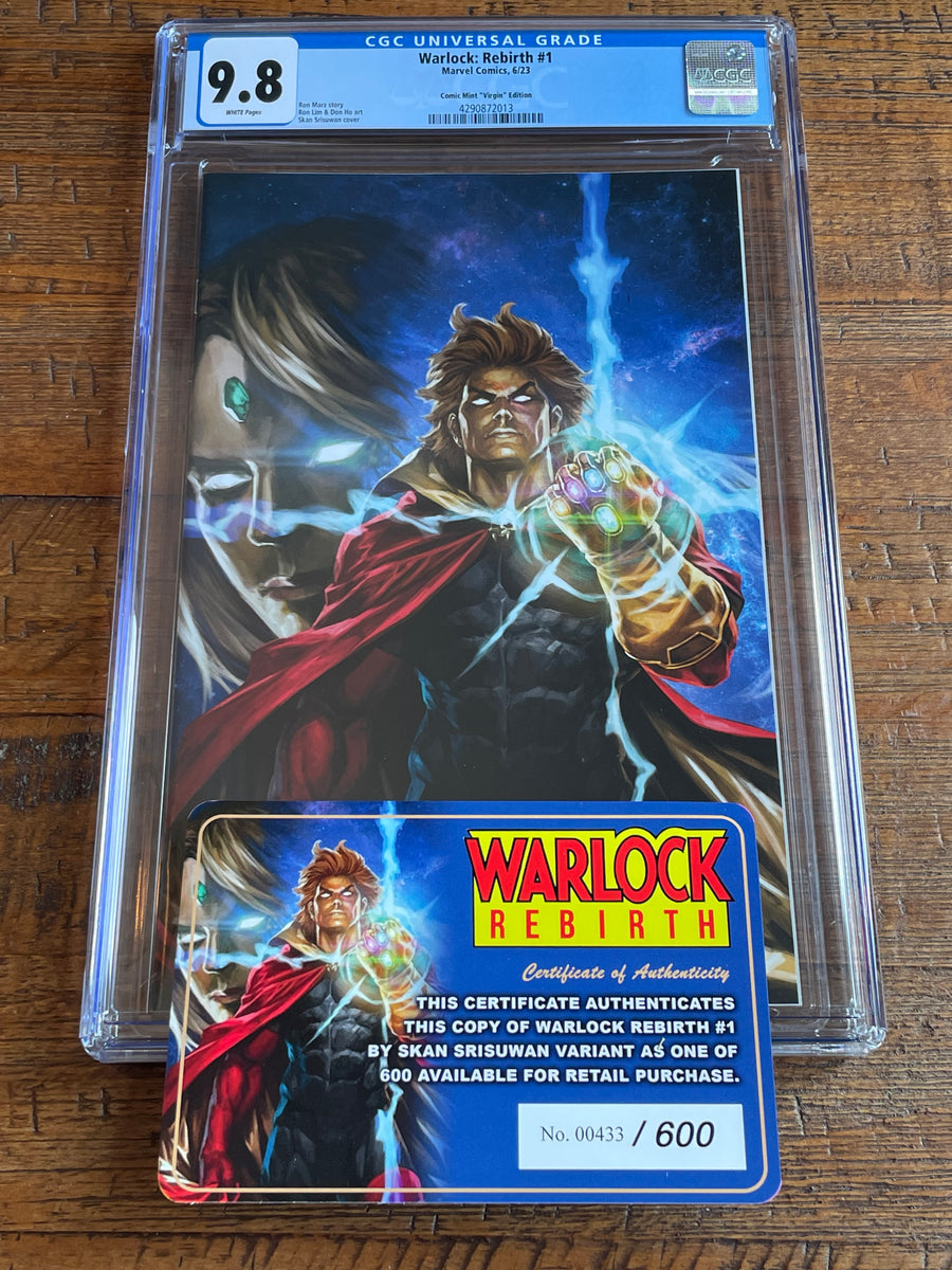 WARLOCK REBIRTH #1 CGC 9.8 SKAN SRISUWAN TRADE & VIRGIN VARIANT – East ...