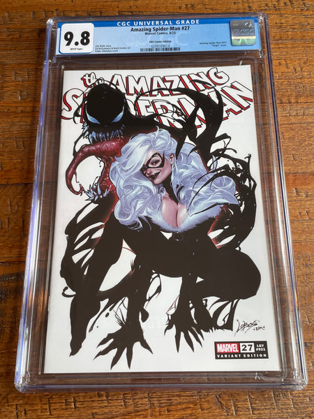 AMAZING SPIDER-MAN #27 CGC 9.8 PABLO VILLALOBOS TRADE & VIRGIN VARIANTS