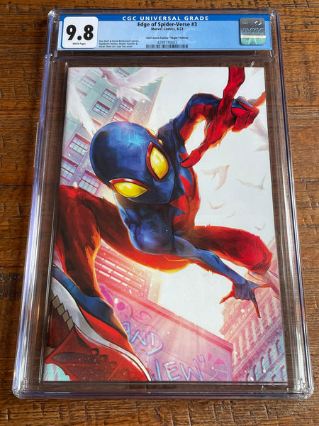 EDGE OF SPIDER-VERSE #3 CGC 9.8 IVAN TAO TRADE & VIRGIN VARIANTS SPIDER-BOY ORIGIN