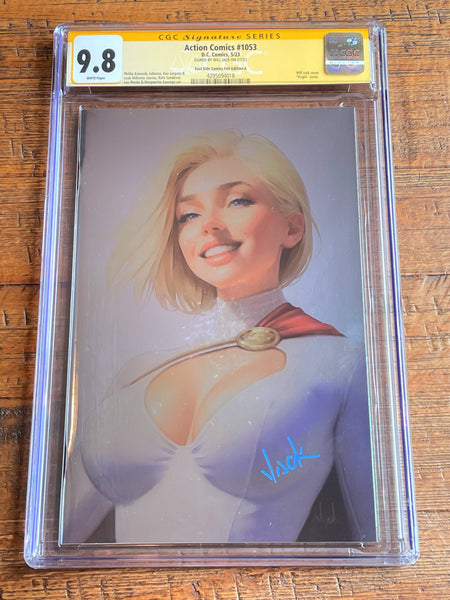 ACTION COMICS #1053 CGC SS 9.8 WILL JACK SIGNED MEGACON FOIL VARIANT-A