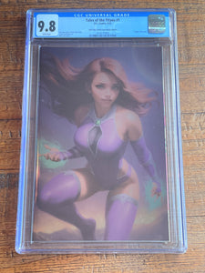 TALES OF THE TITANS #1 CGC 9.8 WILL JACK SDCC EXCLUSIVE "FOIL" VARIANT STARFIRE