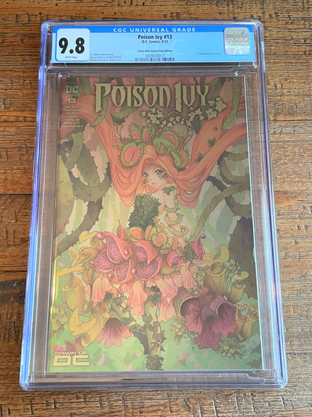 POISON IVY #13 CGC 9.8 CAMILLA D'ERRICO SDCC "FOIL" VARIANT W/ COA LIMITED TO 600